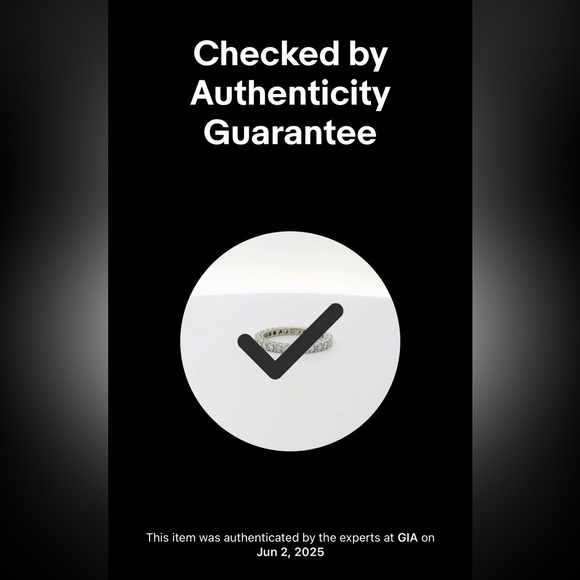 Genuine ✅ 14k WG 1.40 ctw Full French Pave Diamond Eternity Ring Size 9✨ - Picture 16 of 17